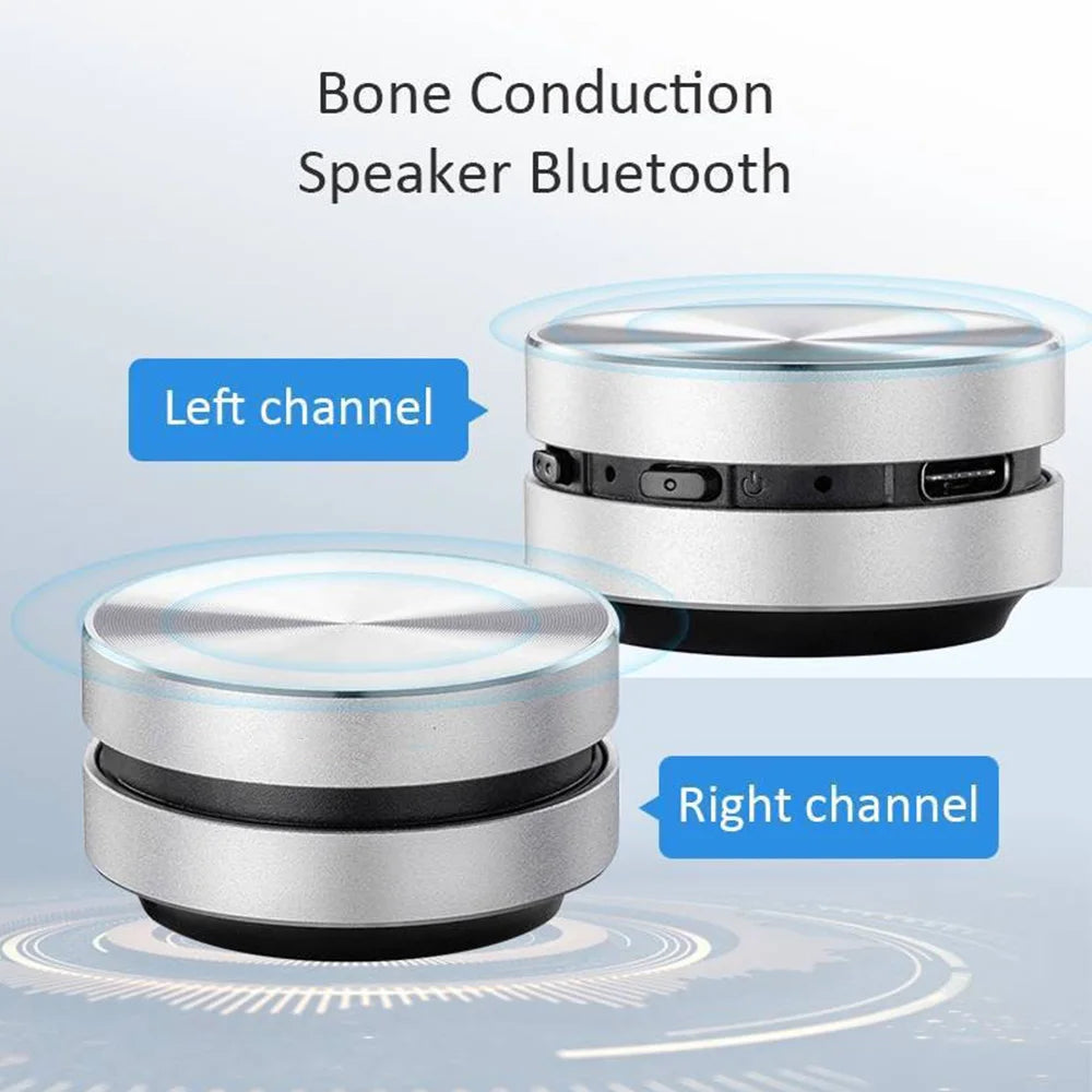Hot Mini Bluetooth Speaker Wireless TWS Stereo Dual Sound Box Hummingbird Bone Conduction Speakers with FM Radio Dropshipping