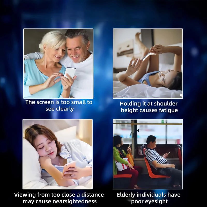 12"Mobile Phone Magnifier for Easy TV Viewing Orientation for Landscapes Use Eye Protection Full-Screen Mobile Phone Magnificate